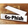 画像2: Go-Phish ゴーフィッシュ ロゴアイロンプリント：ホワイト【ネコポス配送可】 (2)