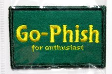 画像1: Go-Phish ベルクロワッペン M スクエア：＃2 グリーン【ネコポス配送可】 (1)
