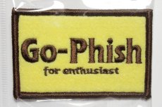 画像1: Go-Phish ベルクロワッペン M スクエア：＃4 クリームブラウン【ネコポス配送可】 (1)