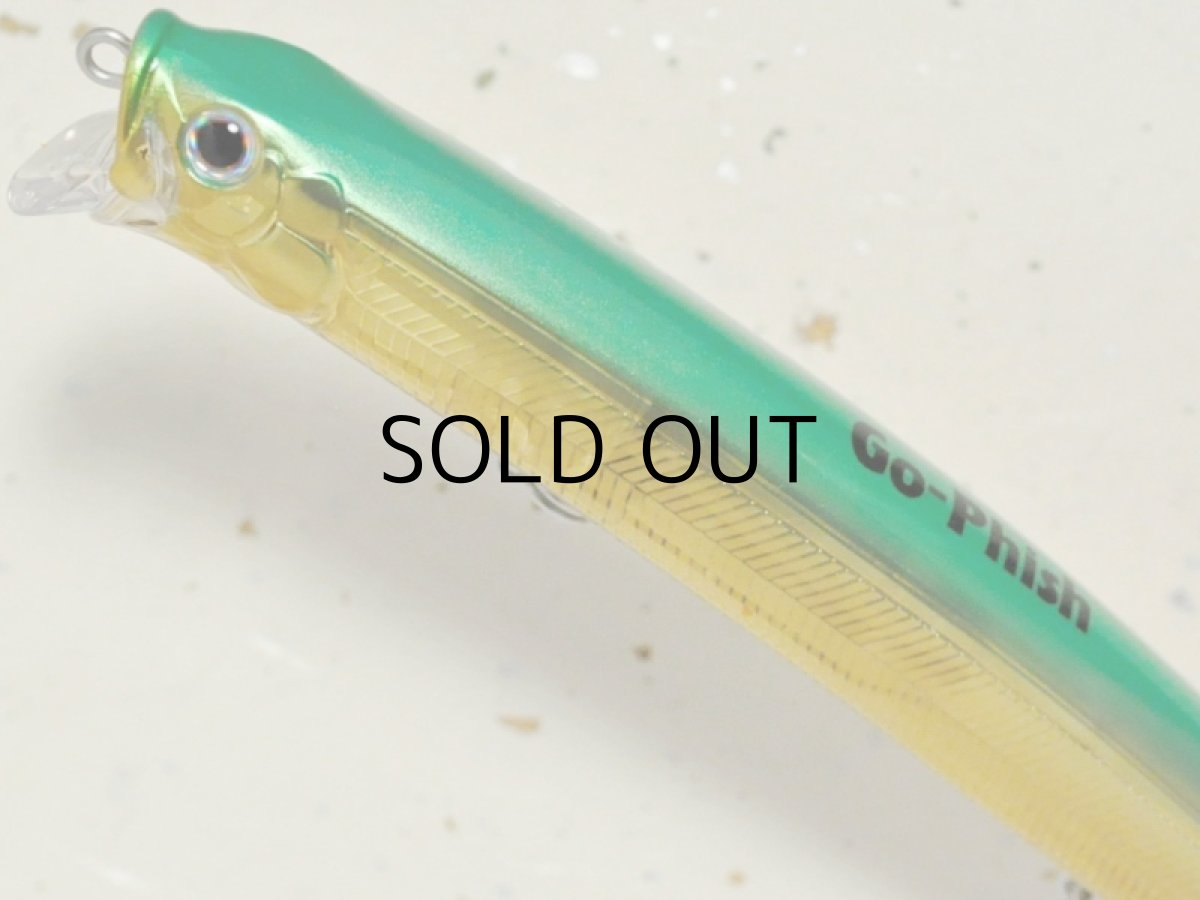 画像2: Go-Phish ゴーフィッシュ ヒラフィード155GP：＃19 グリーンバックゴールドミラー【ネコポス配送可】 (2)