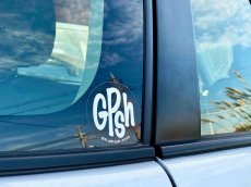 画像3: Go-Phish ゴーフィッシュ 4枚入りサークルステッカー 6cm【ネコポス配送可】 (3)