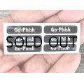 Go-Phish ゴーフィッシュ ミニ マジ貼りステッカー【ネコポス配送可】