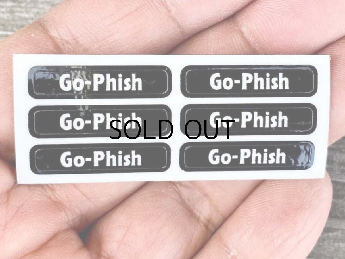 画像1: Go-Phish ゴーフィッシュ ミニ マジ貼りステッカー【ネコポス配送可】 (1)