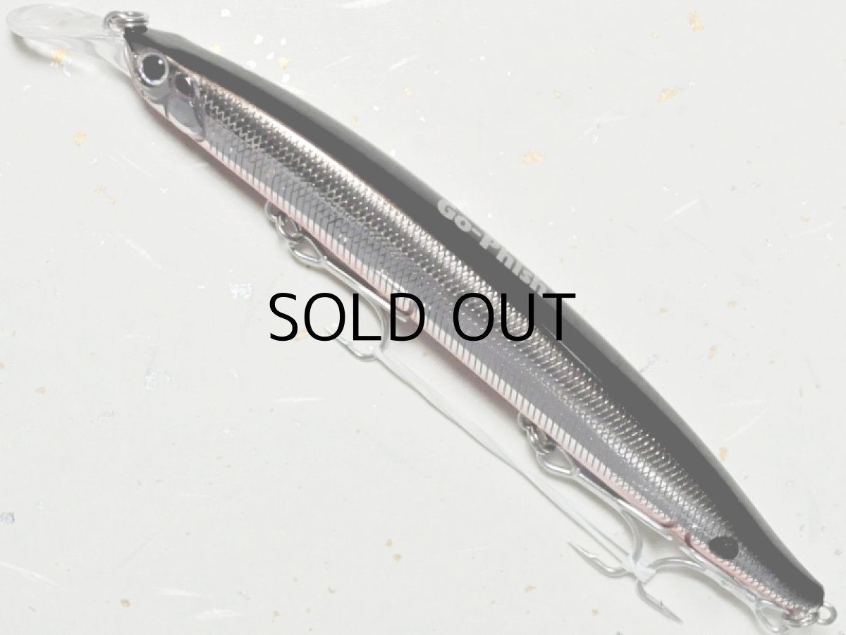 画像1: Go-Phish ゴーフィッシュ ノード130SPD サワラージャーキングチューン：No.1 赤黒シルバーデイグローGP■ネコポス対象外■ (1)