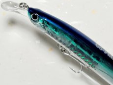 画像2: Go-Phish ゴーフィッシュ ノード130SPD サワラージャーキングチューン：No.2 マリンブルーデイグローGP■ネコポス対象外■ (2)