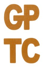 画像1: Go-Phish ゴーフィッシュ GP&TCステッカー：LB【ネコポス配送可】 (1)