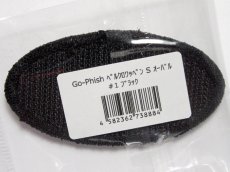 画像2: Go-Phish ベルクロワッペン S オーバル：＃1 ブラック【ネコポス配送可】 (2)
