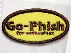 画像1: Go-Phish ベルクロワッペン S オーバル：＃4 クリームブラウン【ネコポス配送可】 (1)