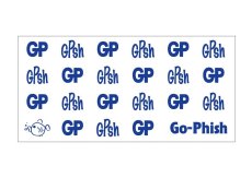 画像2: Go-Phish ゴーフィッシュ Go-Phish手ぬぐい：NAVY【ネコポス配送可】 (2)
