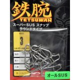 フィッシングファイターズ 鉄腕スーパーSUSスナップ ラウンドタイプ：FF-SSR003 3号 120LB【ネコポス配送可】