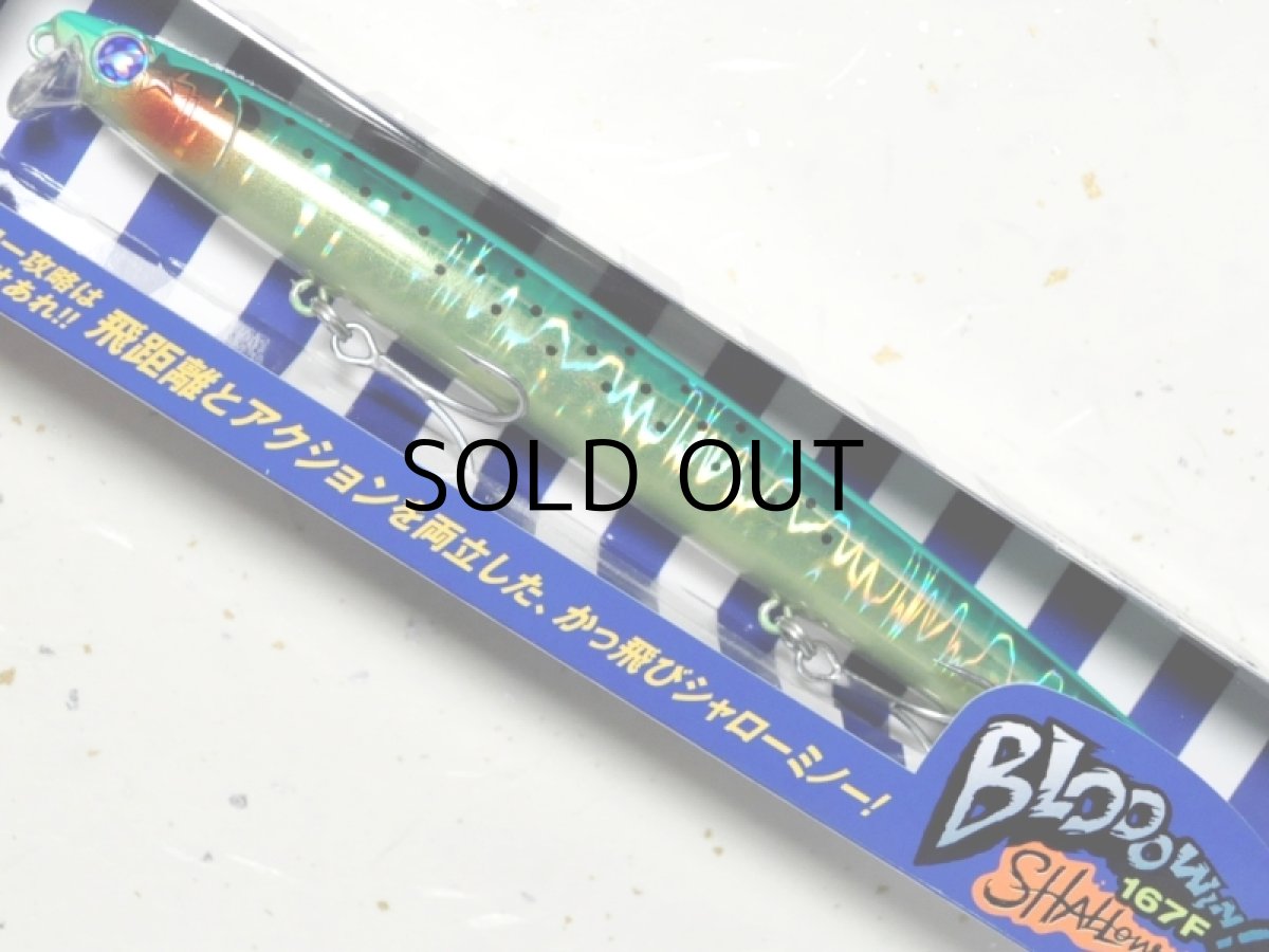 画像1: ブルーブルー ブローウィン167Fシャロー：＃23 がつん!とキウイ■ネコポス対象外■ (1)