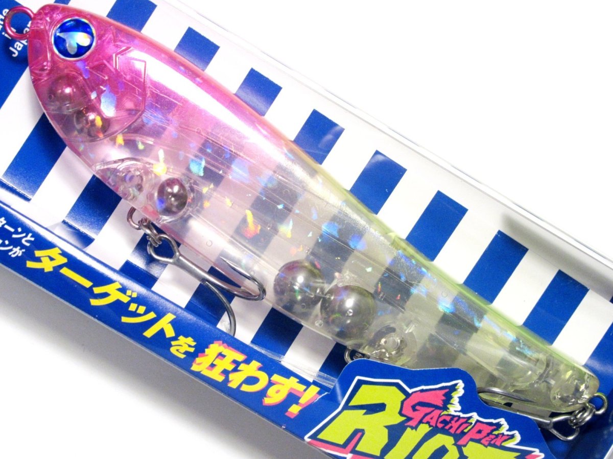 画像1: ブルーブルー ガチペンライオット155：＃08 ピンクチャートクリア■ネコポス対象外■ (1)