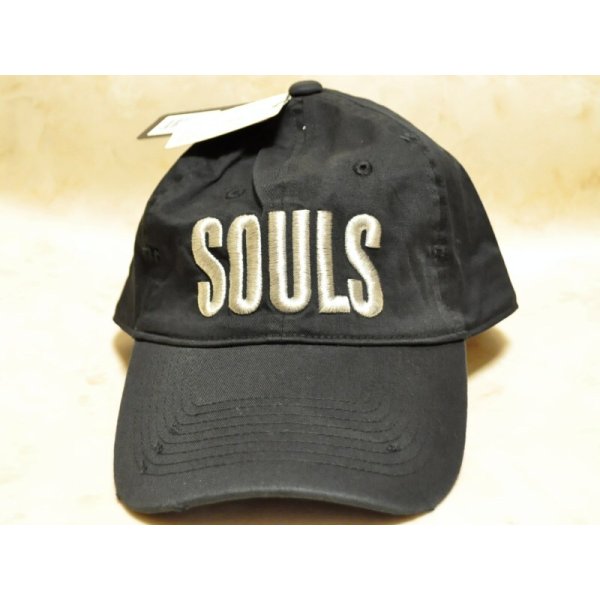 画像1: ソウルズ SOULS ヴィンテージキャップ（ダメージ加工）：ブラック■ネコポス対象外■