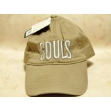 ソウルズ SOULS ヴィンテージキャップ（ダメージ加工）：ブラウン■ネコポス対象外■