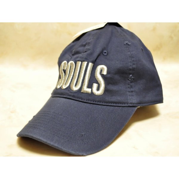 画像2: ソウルズ SOULS ヴィンテージキャップ（ダメージ加工）：ネイビー■ネコポス対象外■