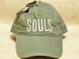 ソウルズ SOULS ヴィンテージキャップ（ダメージ加工）：グリーン■ネコポス対象外■