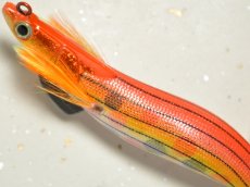 画像2: マルキュー エギリーダートマックス3.0号：＃6739 D21DM オレンジストライプドットマーブル【ネコポス配送可】 (2)