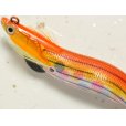 画像2: マルキュー エギリーダートマックス2.5号：＃6752 D21DM オレンジストライプドットマーブル【ネコポス配送可】 (2)
