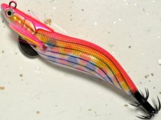 画像1: マルキュー エギリーダートマックス2.5号：＃6755 D25DM ピンクストライプドットマーブル【ネコポス配送可】 (1)
