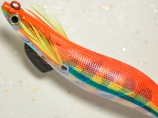 画像2: マルキュー エギリーダートマックス3.0号：＃6860 D19CM オレンジカモマーブル【ネコポス配送可】 (2)