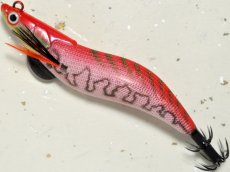 画像1: マルキュー エギリーダートマックス2.5号：＃9805 D203CR ファイヤータイガーCレッド（UV/ケイムラ）【ネコポス配送可】 (1)