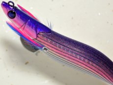 画像2: マルキュー エギリーダートマックス3.5号：＃9817 D201CG パープルボーダーCゴールド（UV/ケイムラ）■ネコポス対象外■ (2)