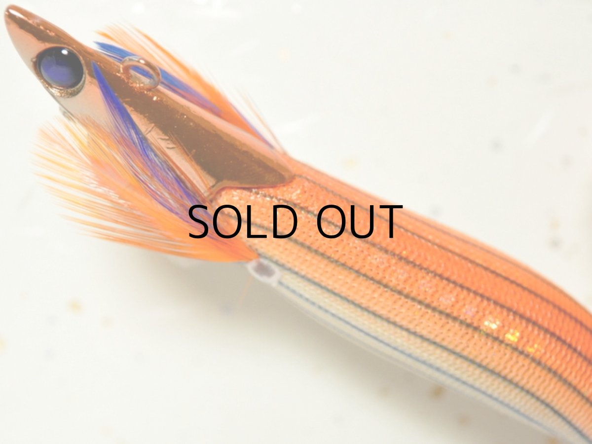 画像2: マルキュー エギリーダートマックス3.5号TR40g-BK：＃12705 TR01 オレンジボーダーゴールド【ネコポス配送可】 (2)