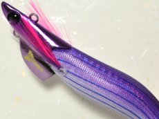画像2: マルキュー エギリーダートマックス3.5号TR40g-BK：＃12707 TR05 ディープパープルボーダーパープル■ネコポス対象外■ (2)