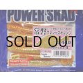 マルキュー エコギアパワーワーム パワーシャッド4インチ：440 常磐プレシャスオレンジ【ネコポス配送可】