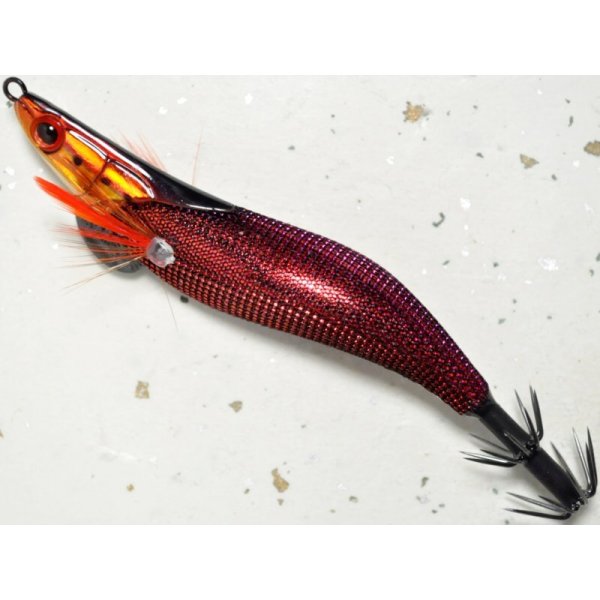 画像1: マルキュー エギリーフラッシュマックス ドロッパーSP 2.5号：DR08 ＃17838 マジョヘッド/レッドMレッド（蛍ムラ）【ネコポス配送可】