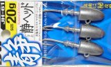 オーナーばり カルティバ 静ヘッド JH-61：20g【ネコポス配送可】