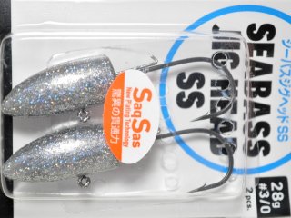 シーバス用ジグヘッド【30g10個　24g10個セット】 ダイワ シーバスジグヘッドSS 10g ＃3/0【ネコポス配送可】の