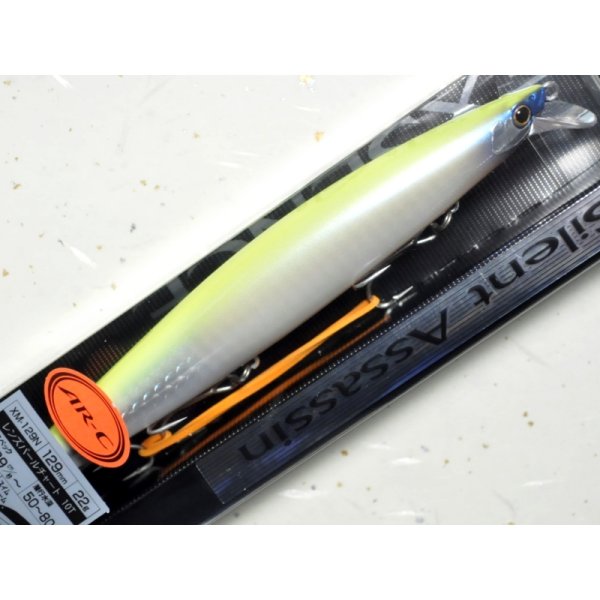 画像1: 【SALE】シマノ サイレントアサシン129F AR-C XM-129N：10T レンズパールチャート【ネコポス配送可】