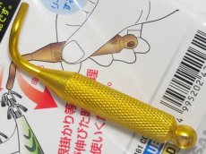 画像1: タカ産業 V-161 SQUID HOOK FIX：ゴールド【ネコポス配送可】 (1)