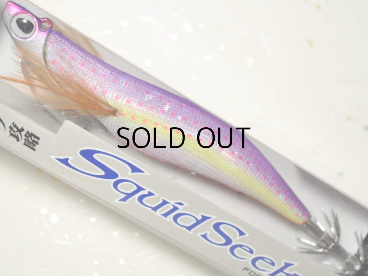 画像1: バレーヒル スクイッドシーカー 3.5号 30g：＃38RG PU/DOT/ホロ【ネコポス配送可】 (1)