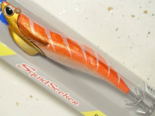 バレーヒル スクイッドシーカー 4.0号RG 40g：＃08N オレンジ/杉/金