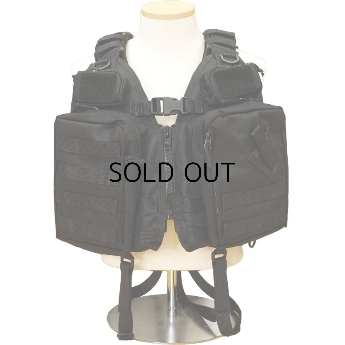 画像1: SUBROC サブロック V-one VEST 1260D SPECIAL：ブラック■ネコポス対象外■ (1)