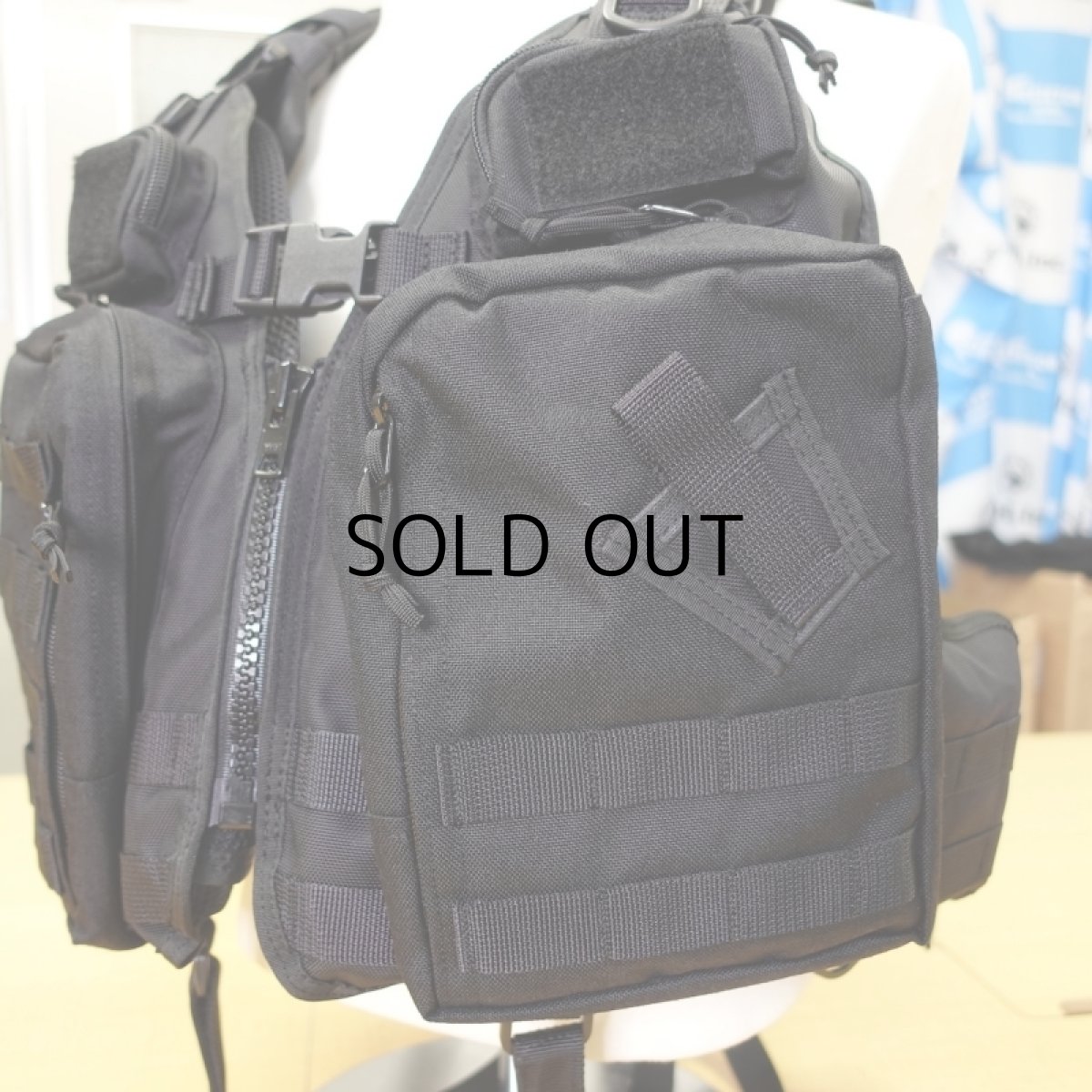 画像4: SUBROC サブロック V-one VEST 1260D SPECIAL：ブラック■ネコポス対象外■ (4)