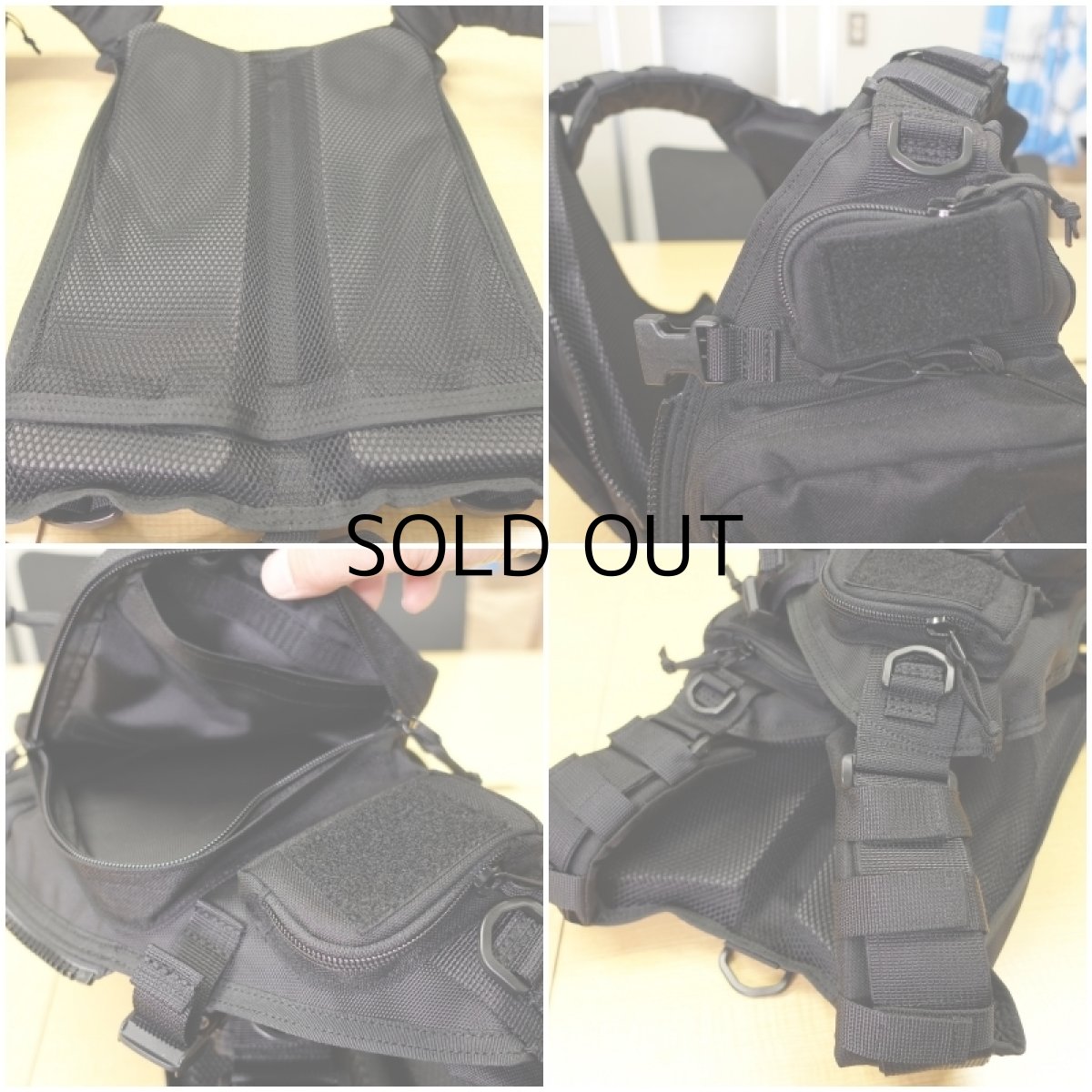 画像6: SUBROC サブロック V-one VEST 1260D SPECIAL：ブラック■ネコポス対象外■ (6)