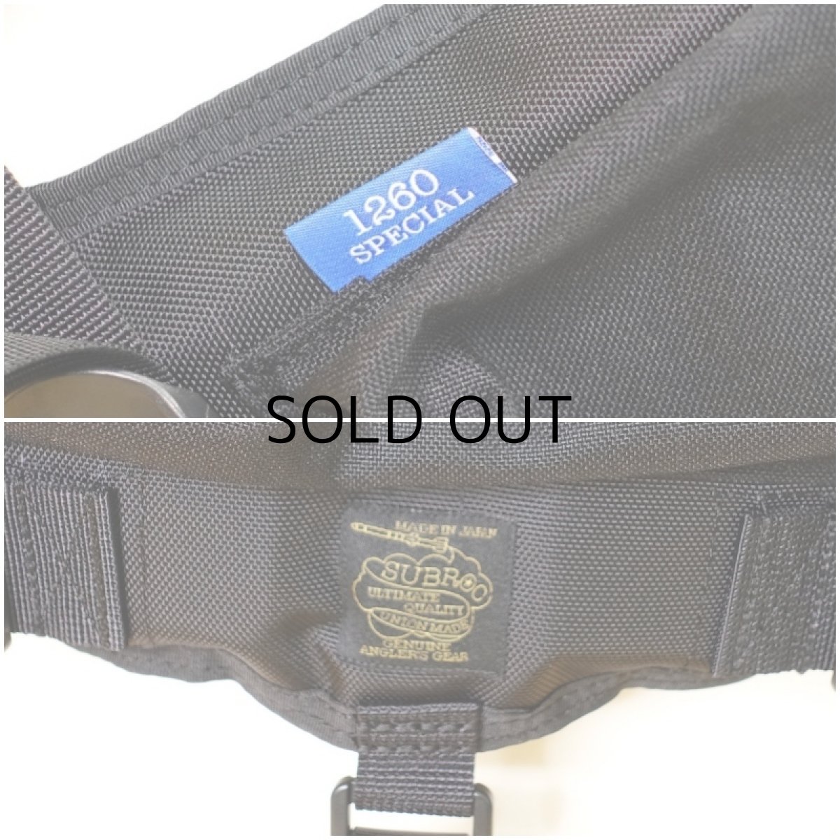 画像8: SUBROC サブロック V-one VEST 1260D SPECIAL：ブラック■ネコポス対象外■ (8)
