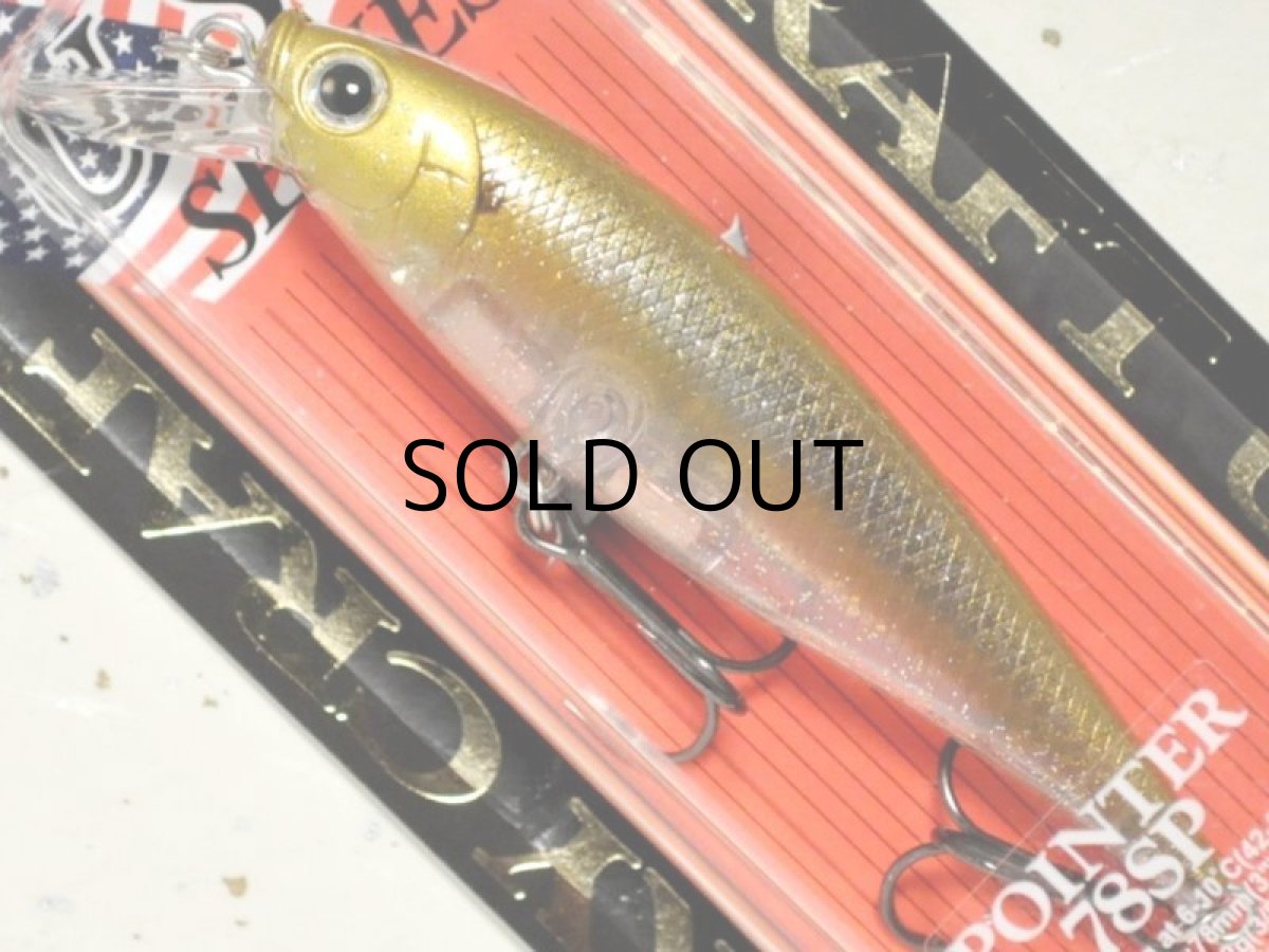 画像1: ラッキークラフトUSA ポインター78SP（ビーフリーズ）9.2g：FLAKE FLAKE GOLDEN SEXY MINNOW■ネコポス対象外■ (1)