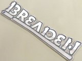 ブリーデン ワッペン：BREADEN 350×95mm（ノリナシ）■ネコポス対象外■