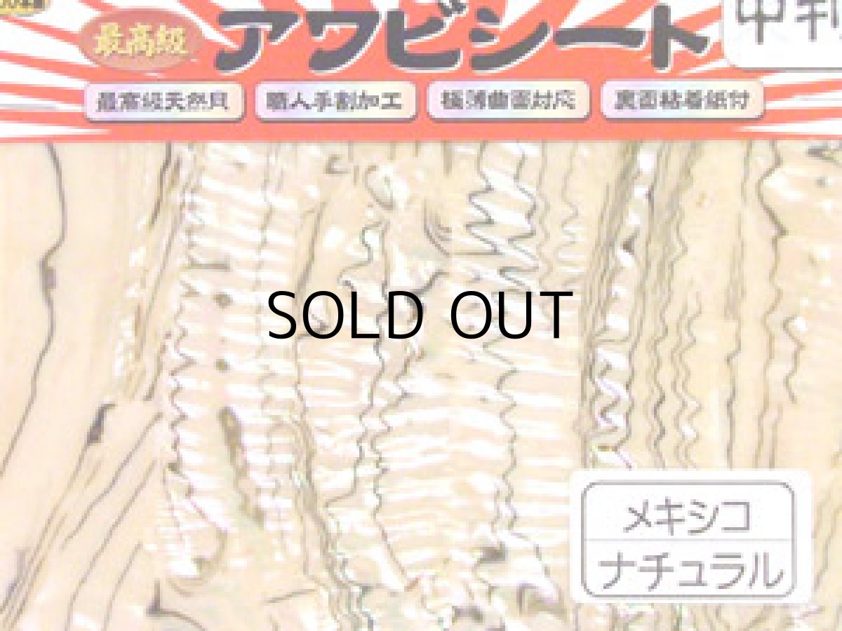 画像1: あわび本舗 最高級アワビシート中判：メキシコナチュラル【ネコポス配送可】 (1)