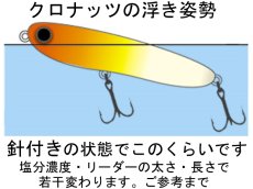 画像4: タックルハウス クロナッツ67：No.02 ダブルオレンジ【ネコポス配送可】 (4)