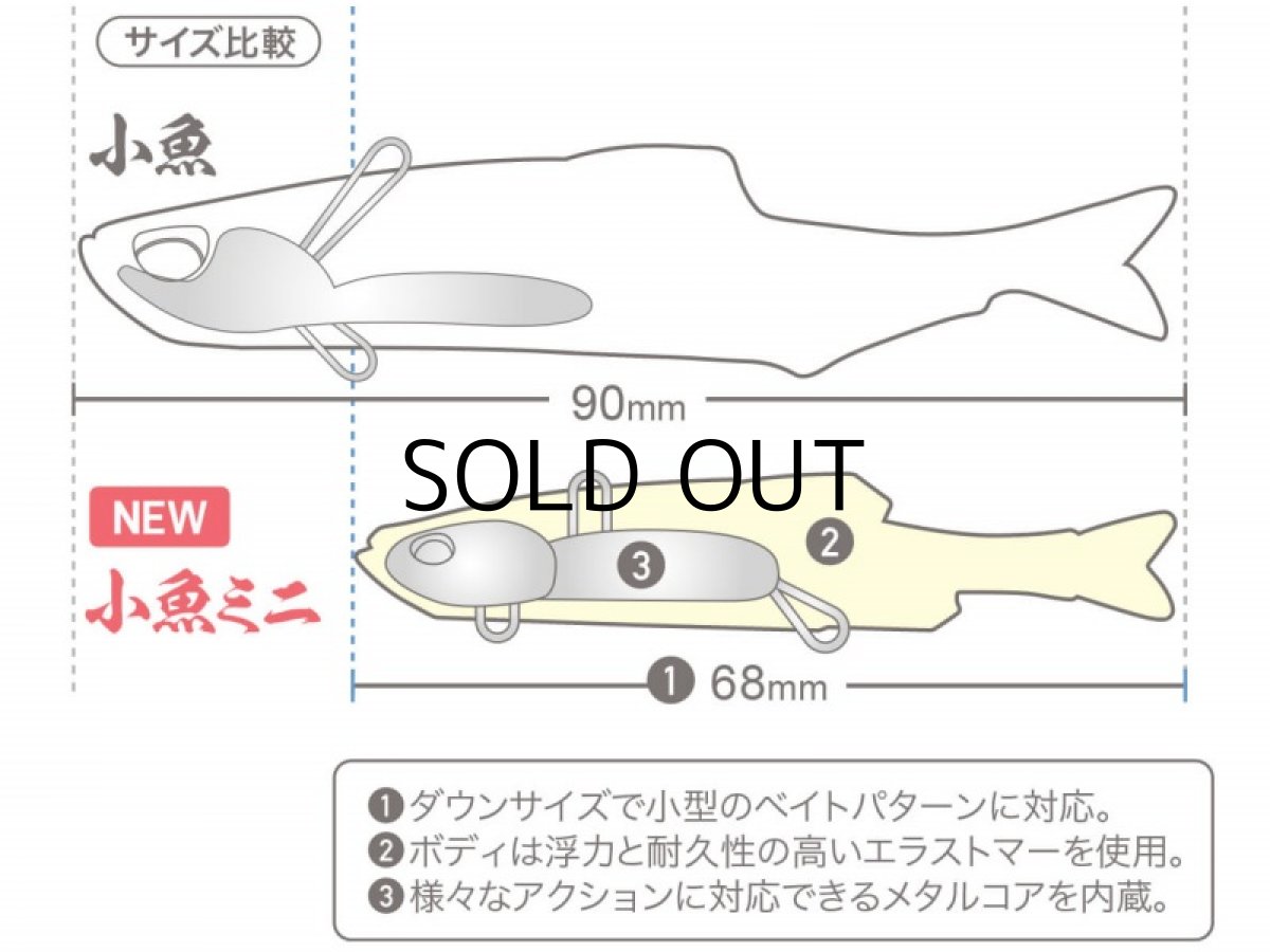 画像2: デュオ レアリス ノマセ小魚ミニ：5022 アカキン【ネコポス配送可】 (2)