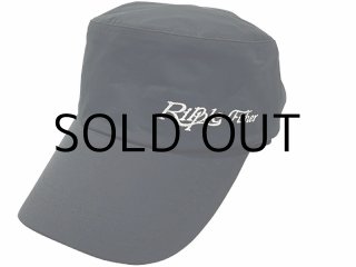 リップルフィッシャー RF フラットバイザーキャップ:ブラック リップルフィッシャー RF フラットバイザーキャップ:ブラック