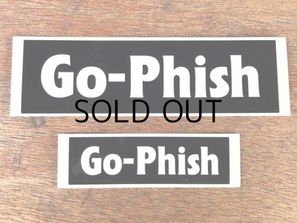 画像1: Go-Phish ゴーフィッシュ ロゴステッカーセット2枚入り【ネコポス配送可】 (1)