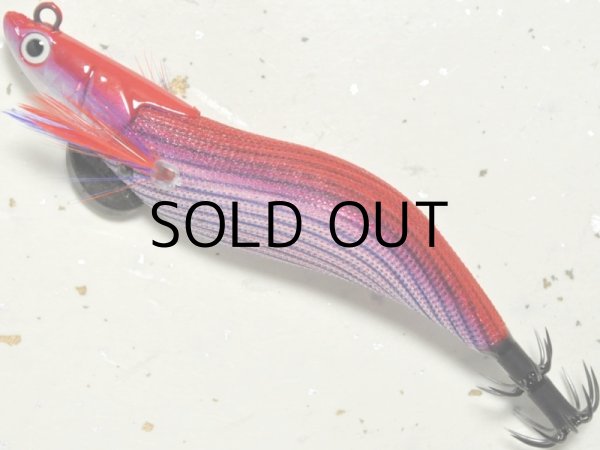 画像1: マルキュー エギリーダートマックス2.5号：＃9806 D204CR レッドボーダーCレッド（UV/ケイムラ）【ネコポス配送可】 (1)