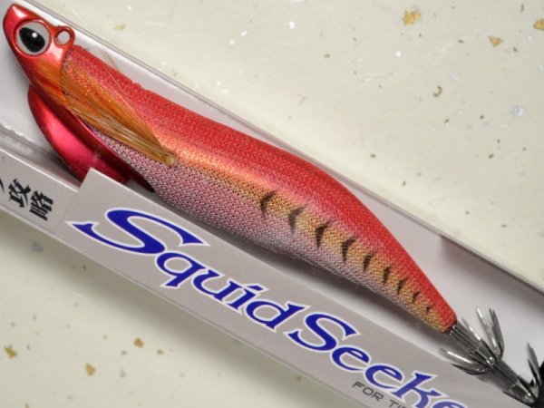 画像1: バレーヒル スクイッドシーカー 3.5号 30g：＃17 SCA/赤【ネコポス配送可】 (1)