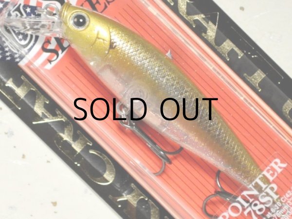 画像1: ラッキークラフトUSA ポインター78SP（ビーフリーズ）9.2g：FLAKE FLAKE GOLDEN SEXY MINNOW■ネコポス対象外■ (1)